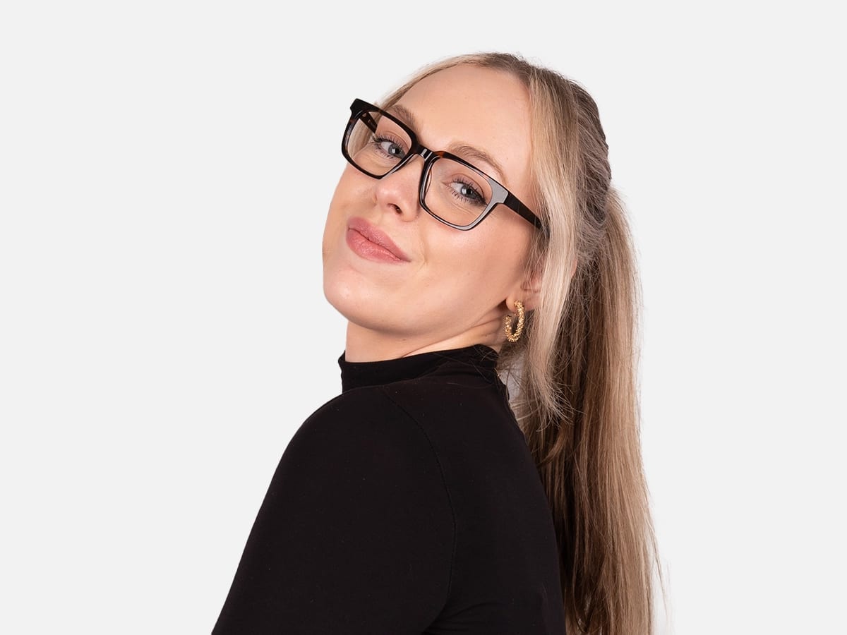 Dark Tortoiseshell Glasses-55