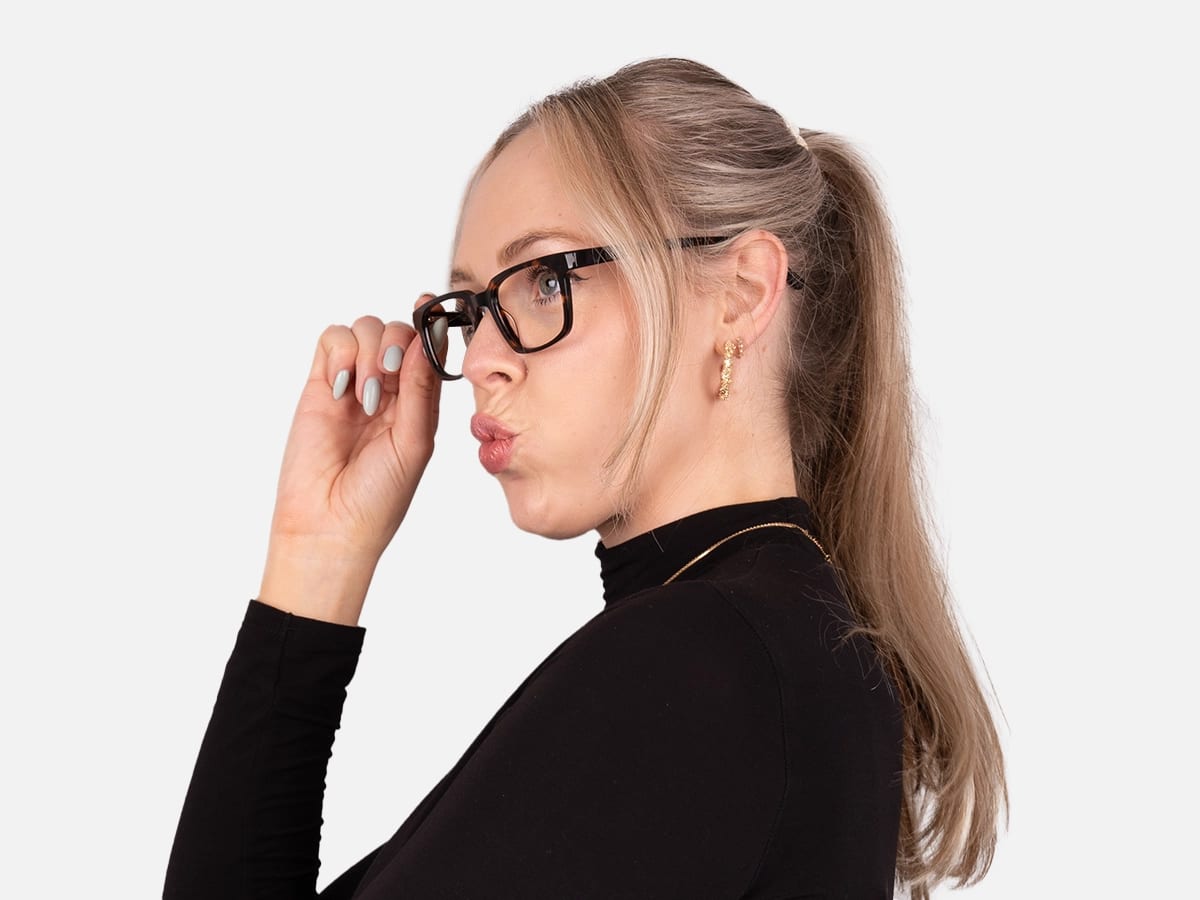 Dark Tortoiseshell Glasses-54