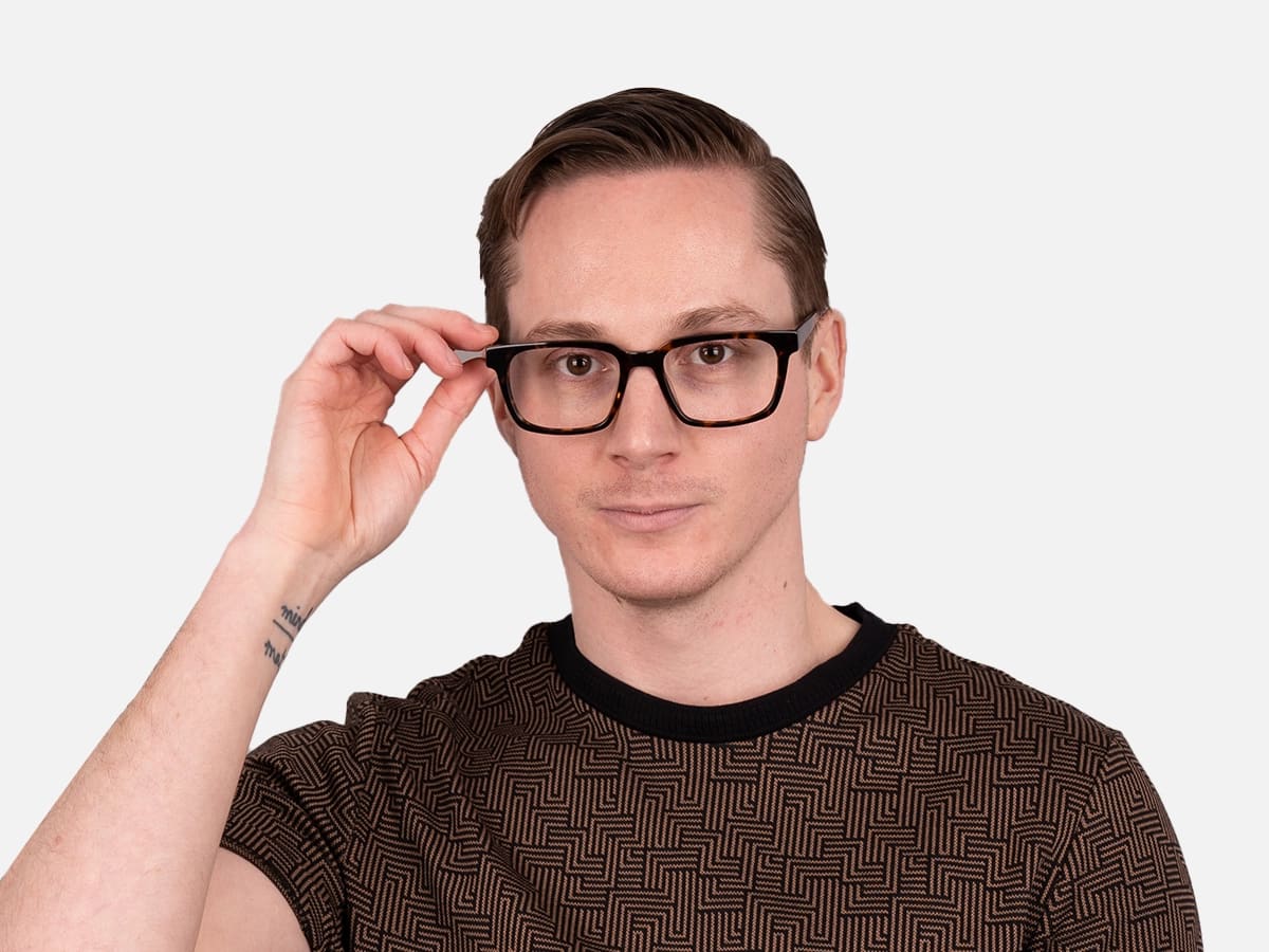 Dark Tortoiseshell Glasses-43