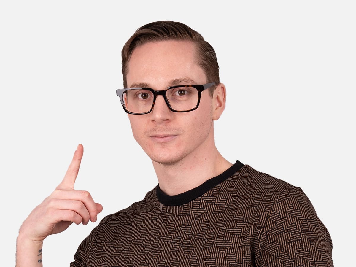 Dark Tortoiseshell Glasses-45