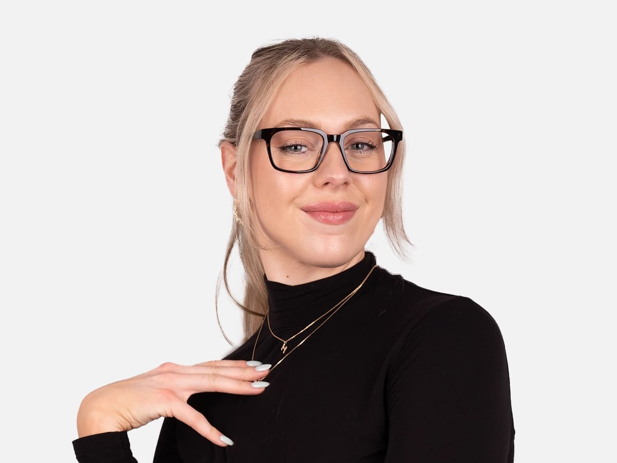 Dark Tortoiseshell Glasses-51