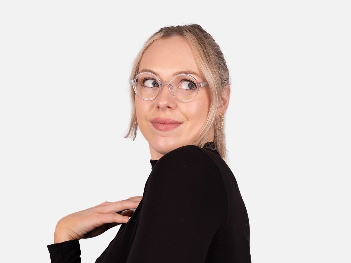 Transparent Round Eyeglasses- 51