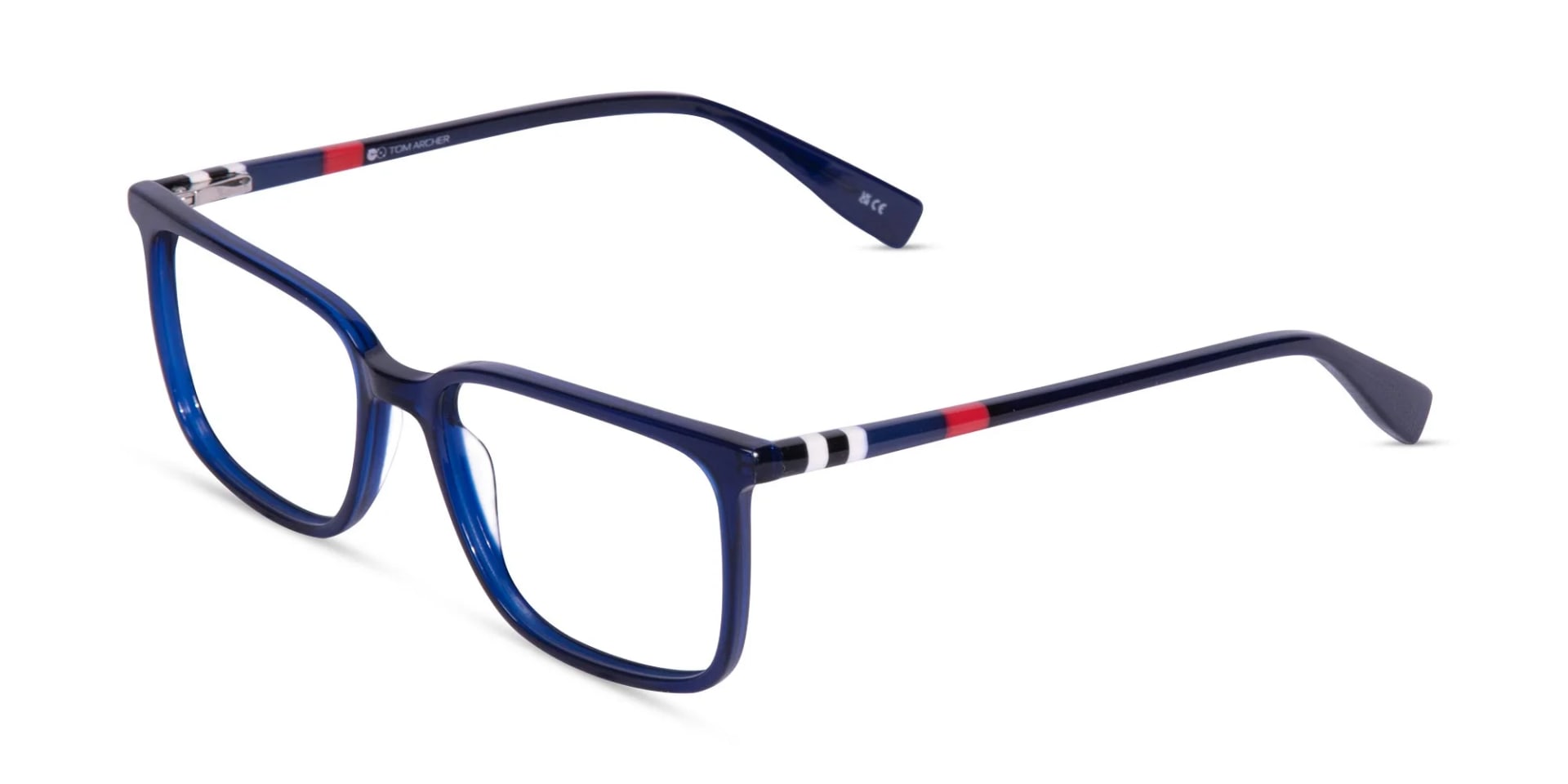 Blue Rectangle Eyeglasses Frames-3