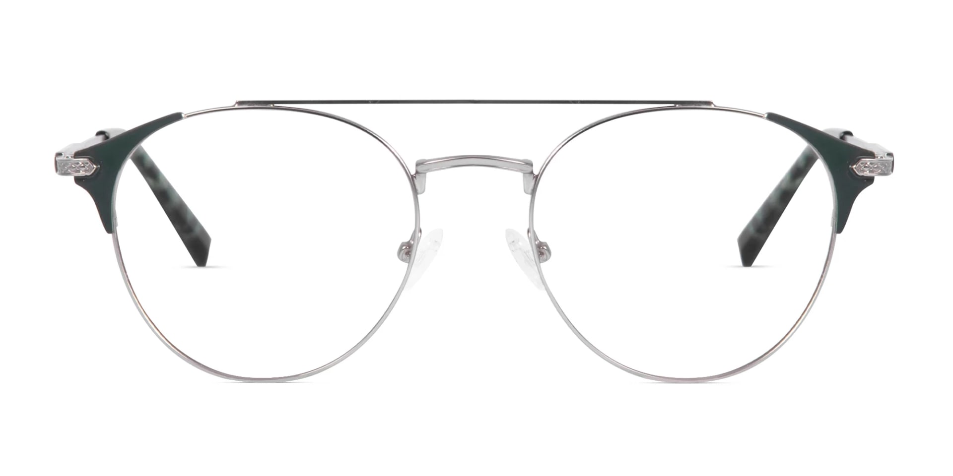 Round Silver Eyeglasses-1