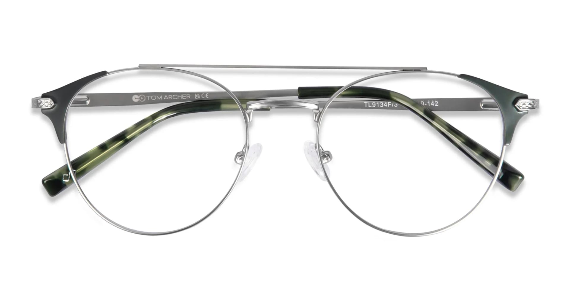 Round Silver Eyeglasses-6