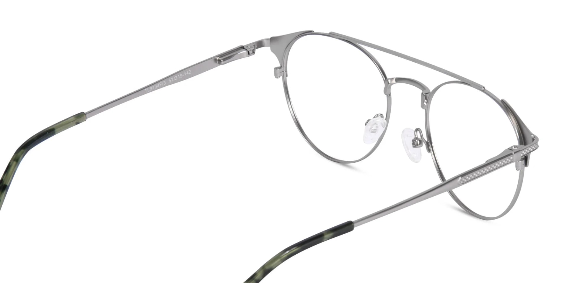 Round Silver Eyeglasses-5