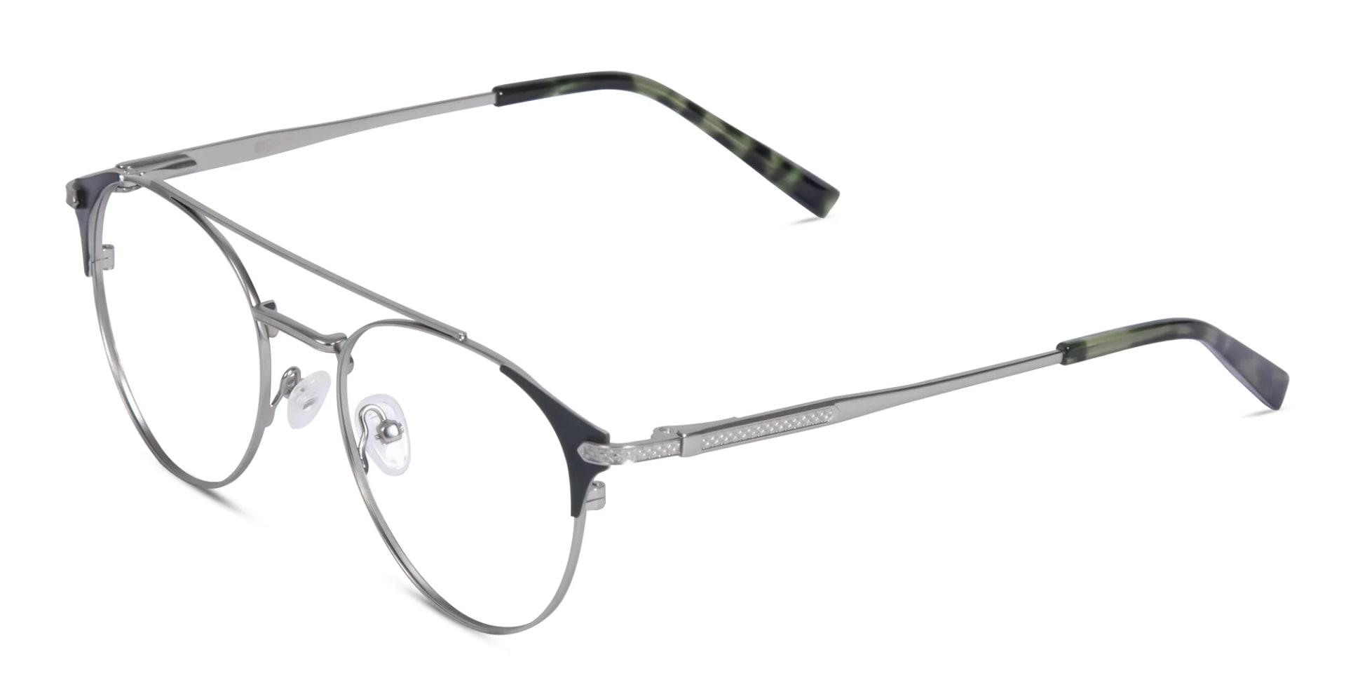 Round Silver Eyeglasses-3