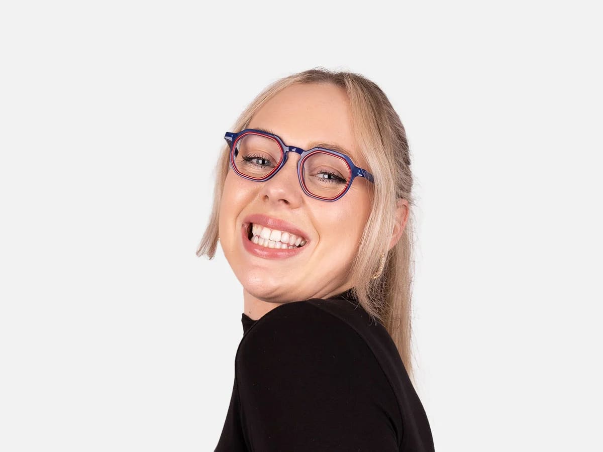 Blue Designer Eyeglasses-7