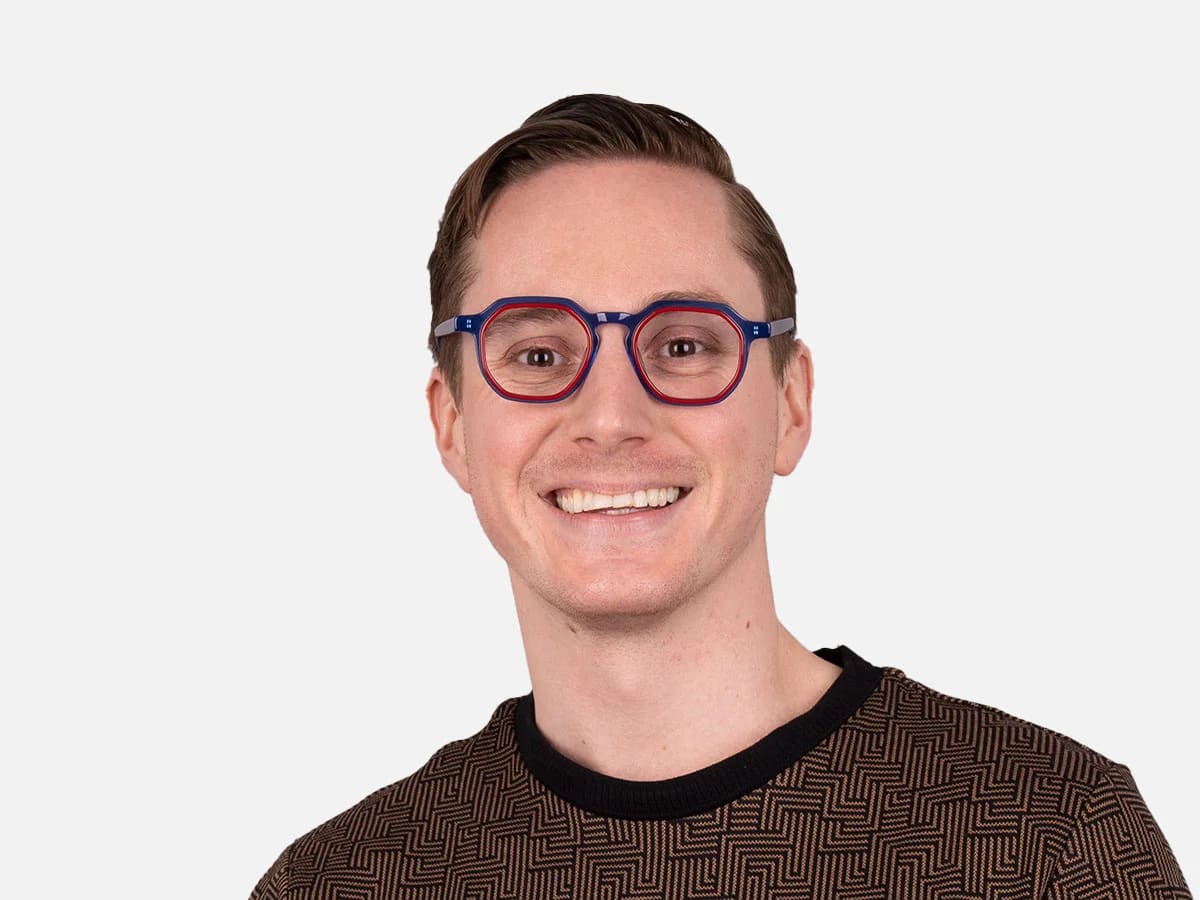 Blue Designer Eyeglasses-7