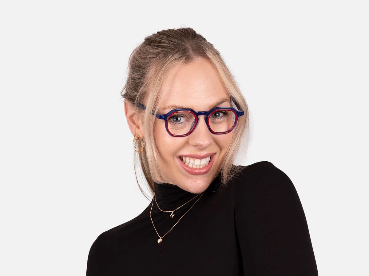 Blue Designer Eyeglasses-7
