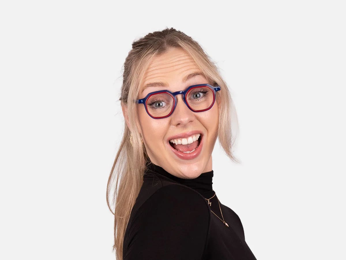 Blue Designer Eyeglasses-7