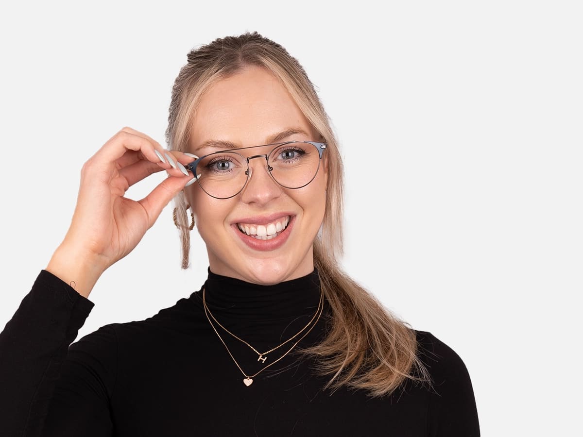 Metal Round Glasses-52