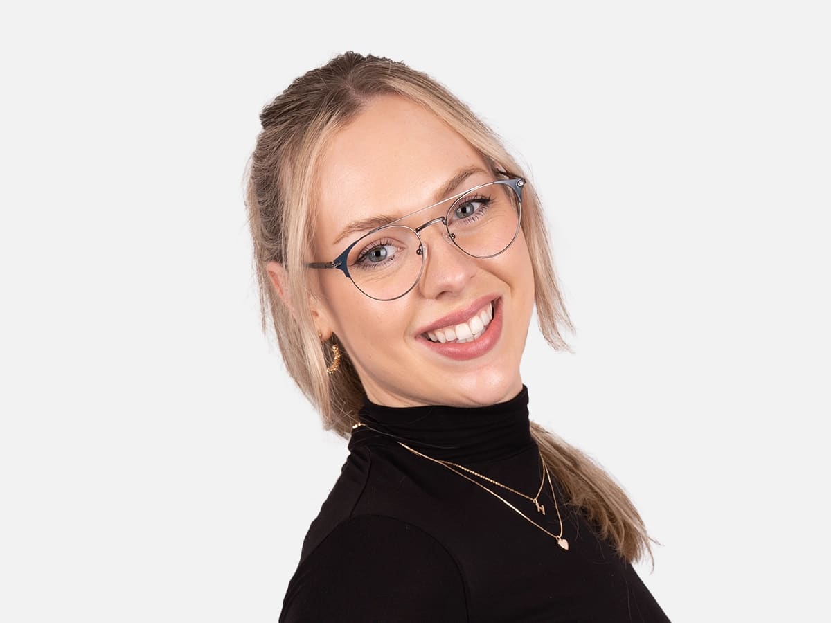 Metal Round Glasses-54