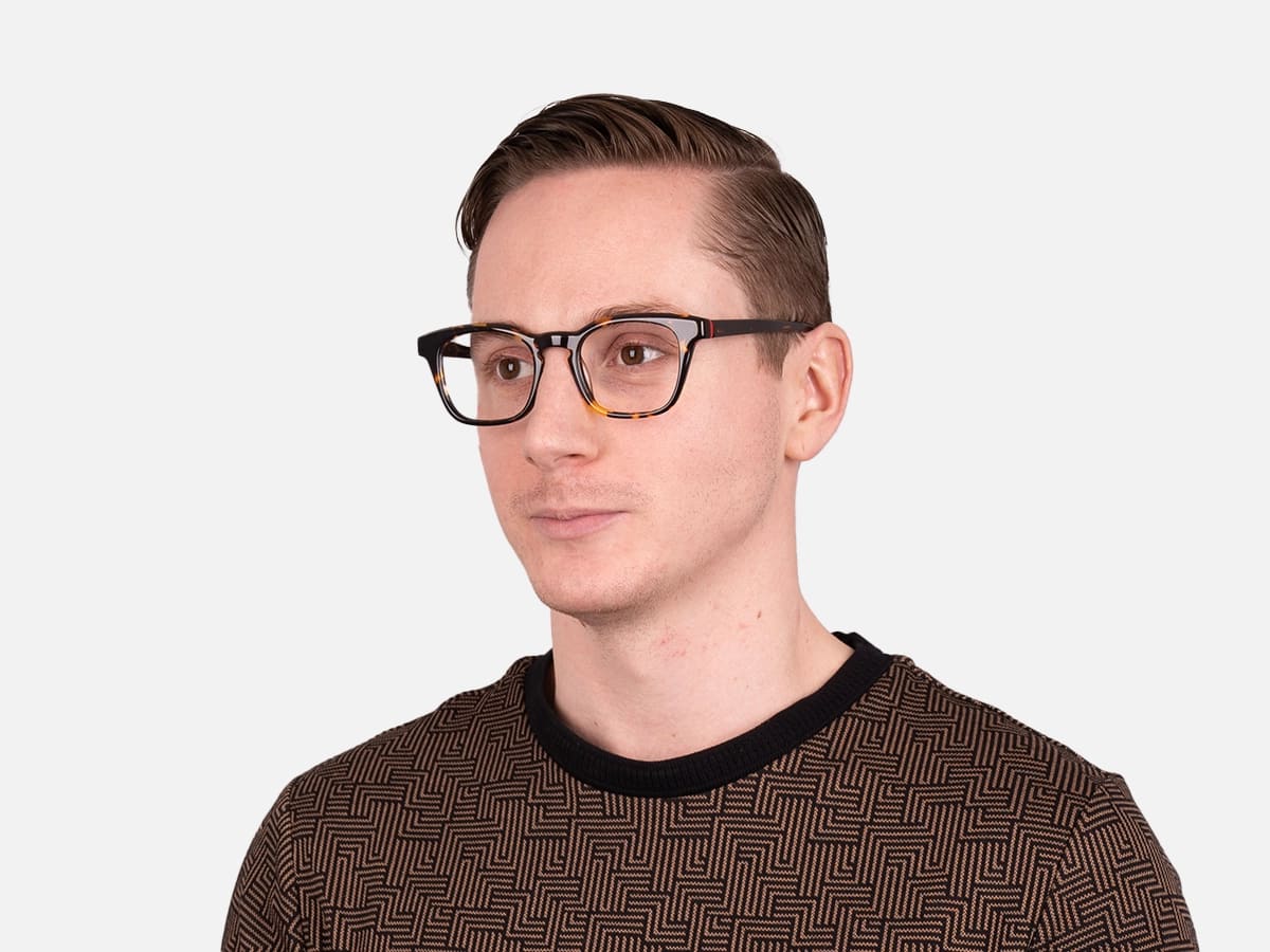 Tortoise Square Glasses-41
