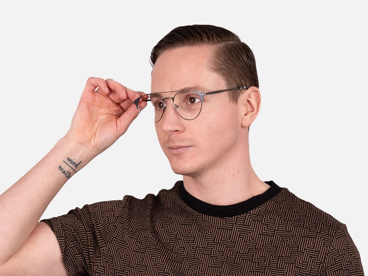 Metal Round Glasses-42