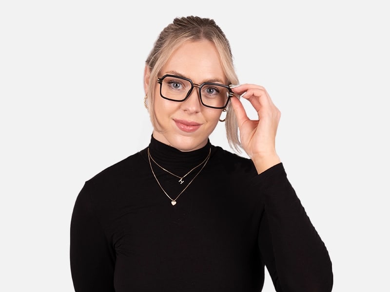 Black Designer Eyeglass Frames-53
