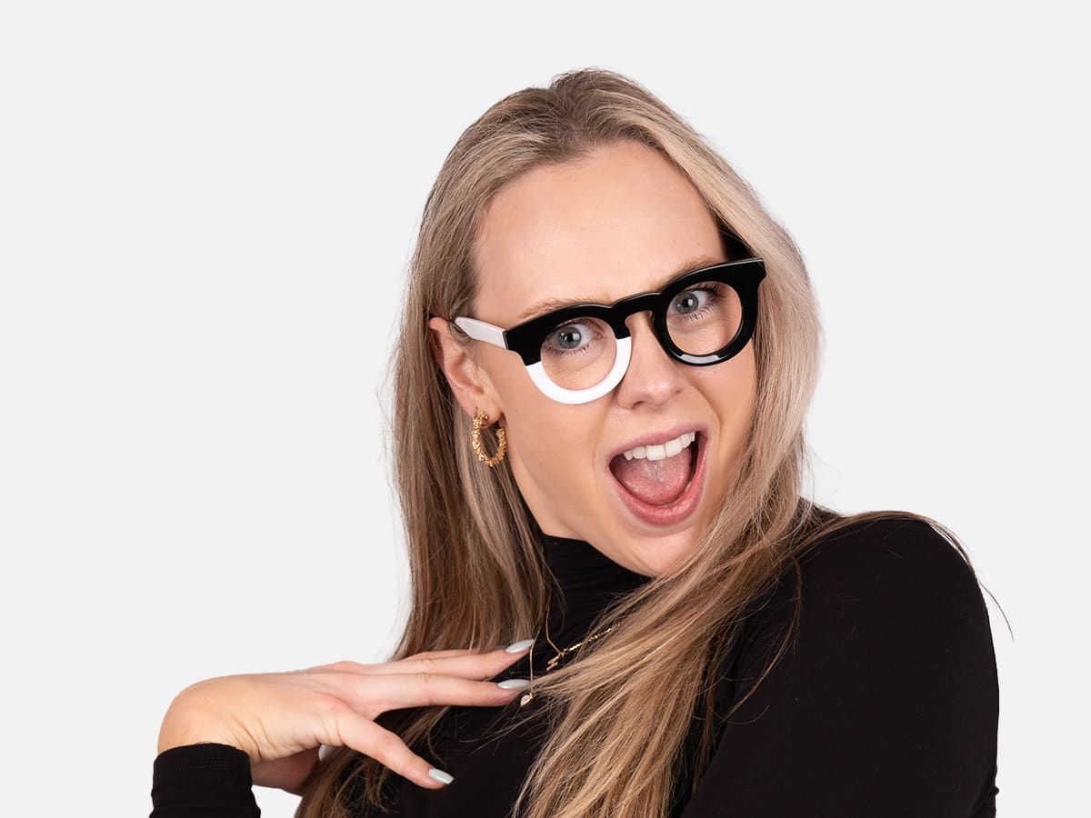 Black And White Spectacles-2