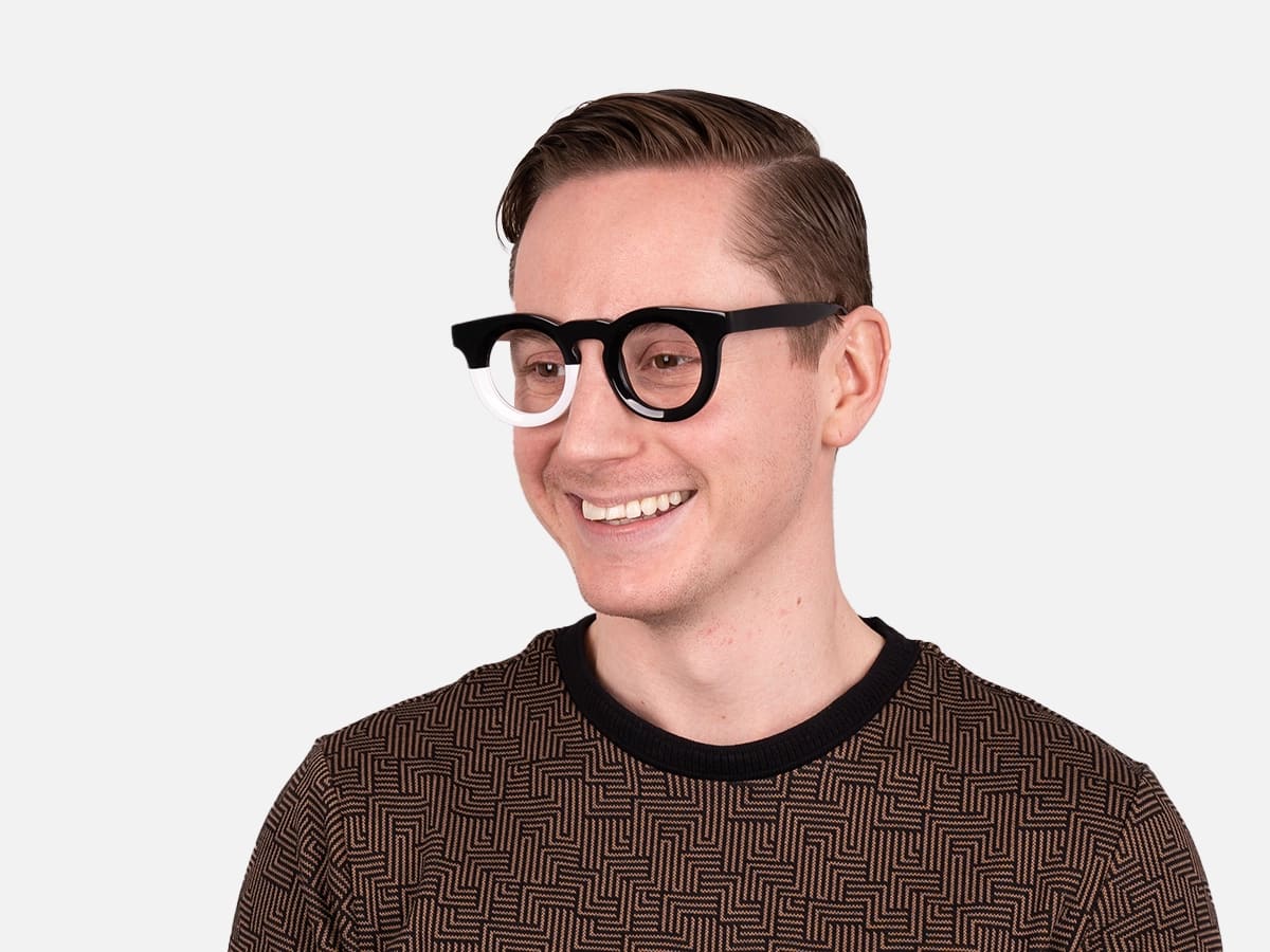 Black And White Spectacles-2