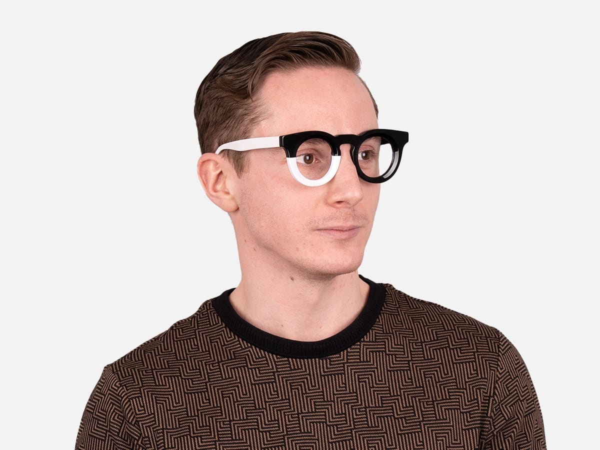 Black And White Spectacles-2