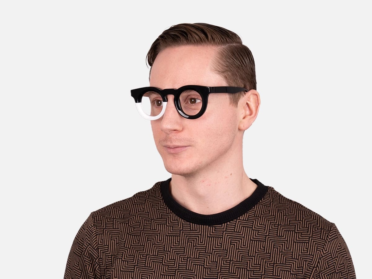 Black And White Spectacles-2