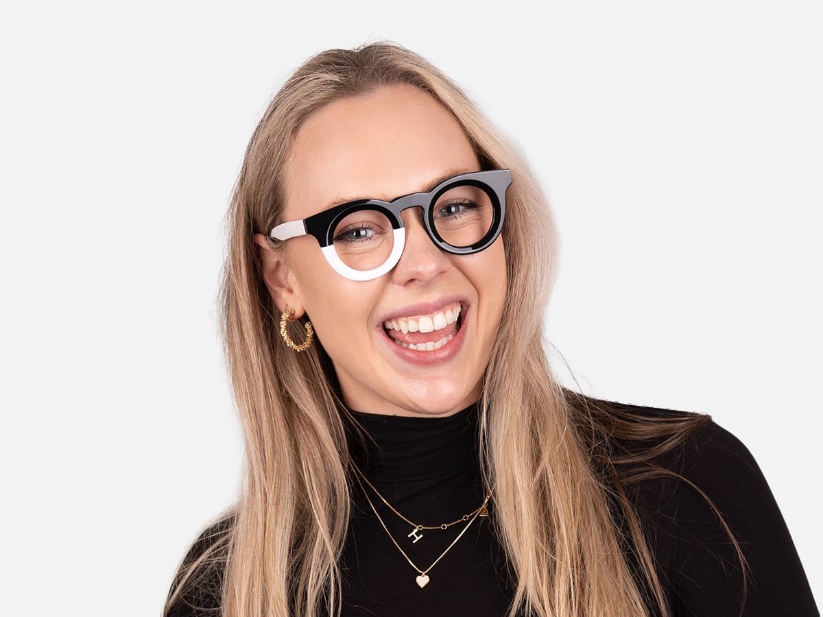 Black And White Spectacles-2