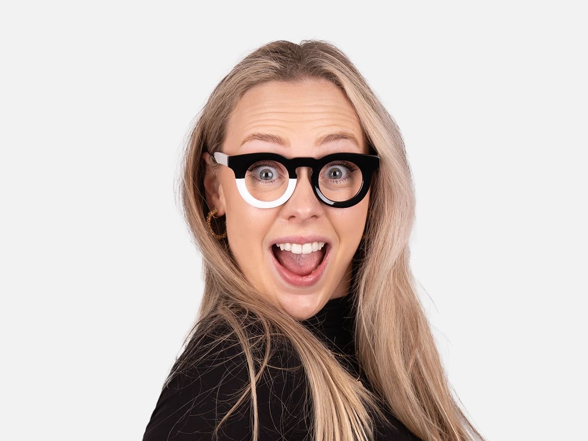Black And White Spectacles-2