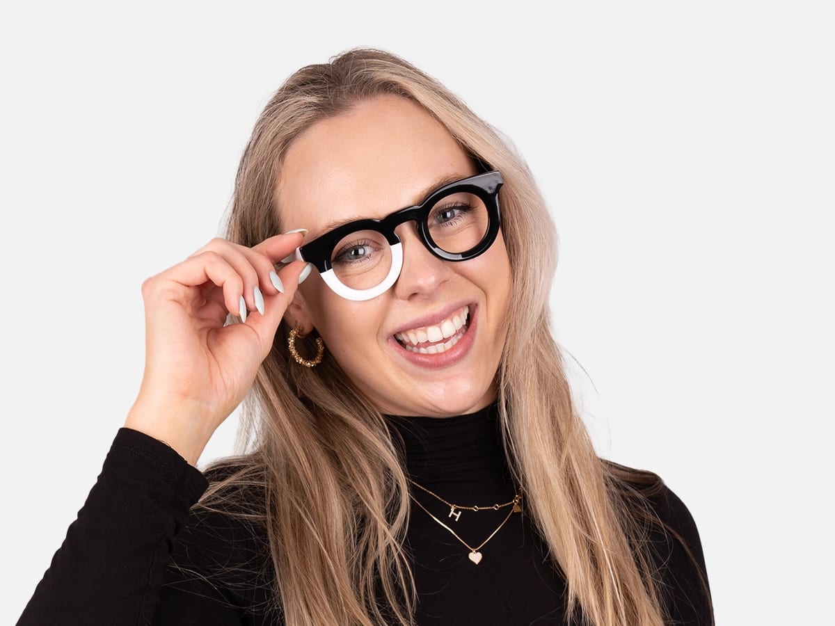 Black And White Spectacles-2