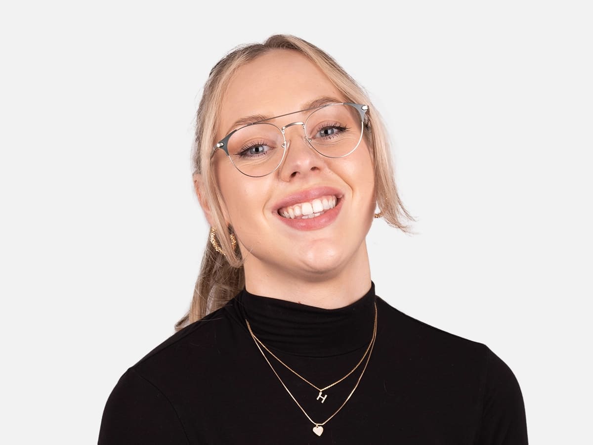 Metal Round Glasses-55