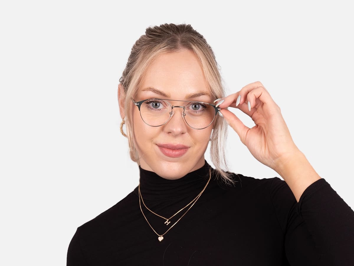 Metal Round Glasses-51