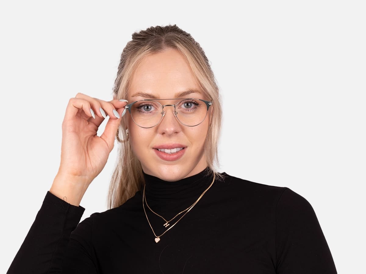 Metal Round Glasses-54