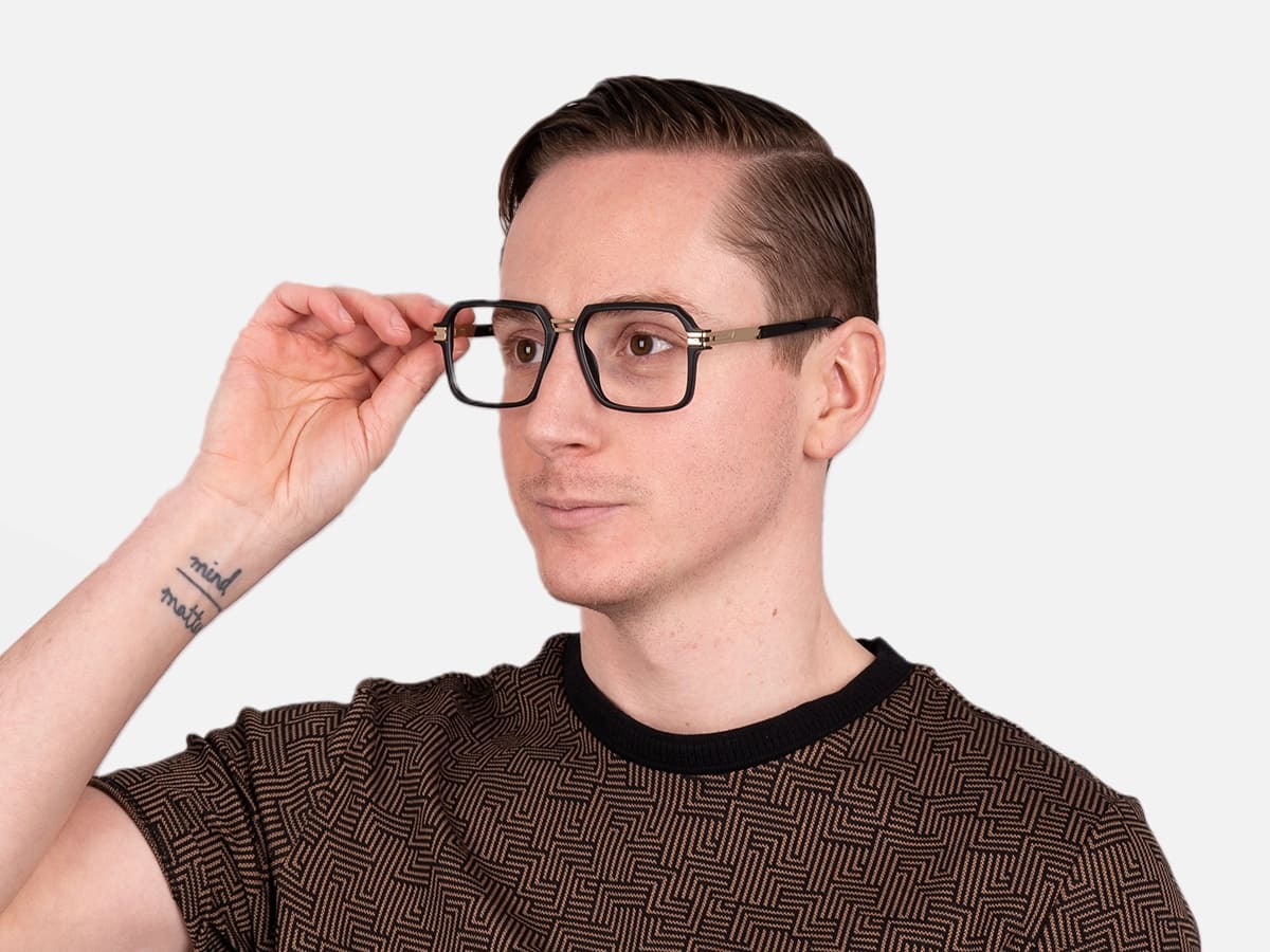 Black Designer Eyeglass Frames-43