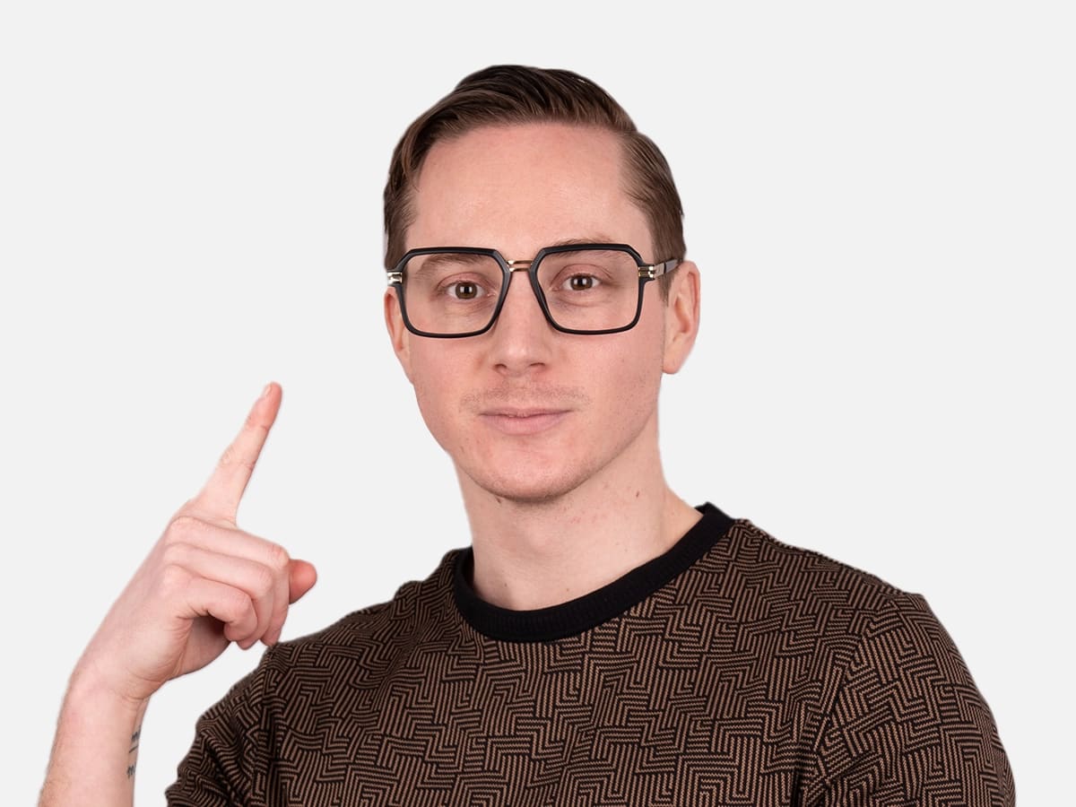 Black Designer Eyeglass Frames-44