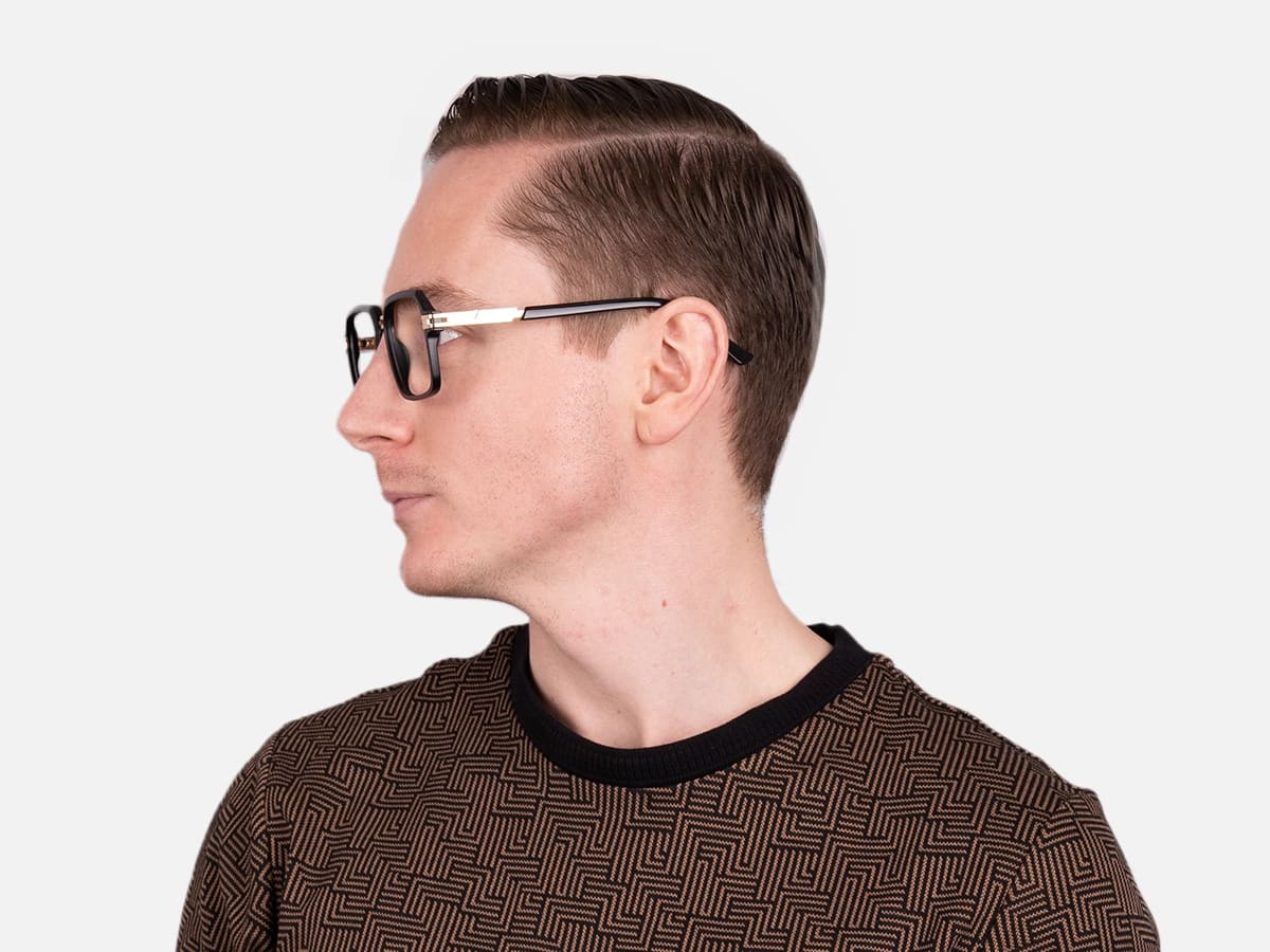 Black Designer Eyeglass Frames-45