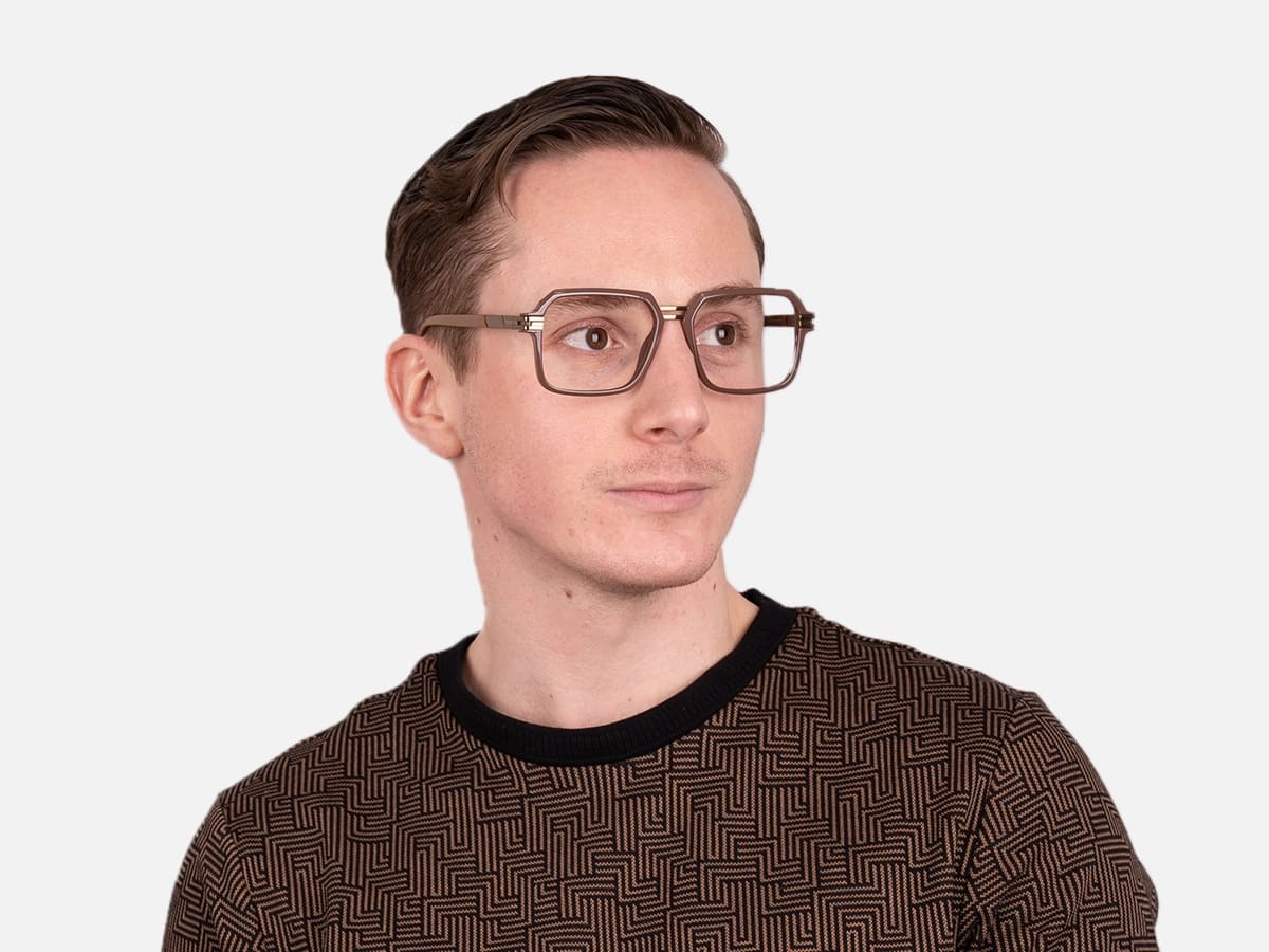 Brown Frame Eyeglasses-45