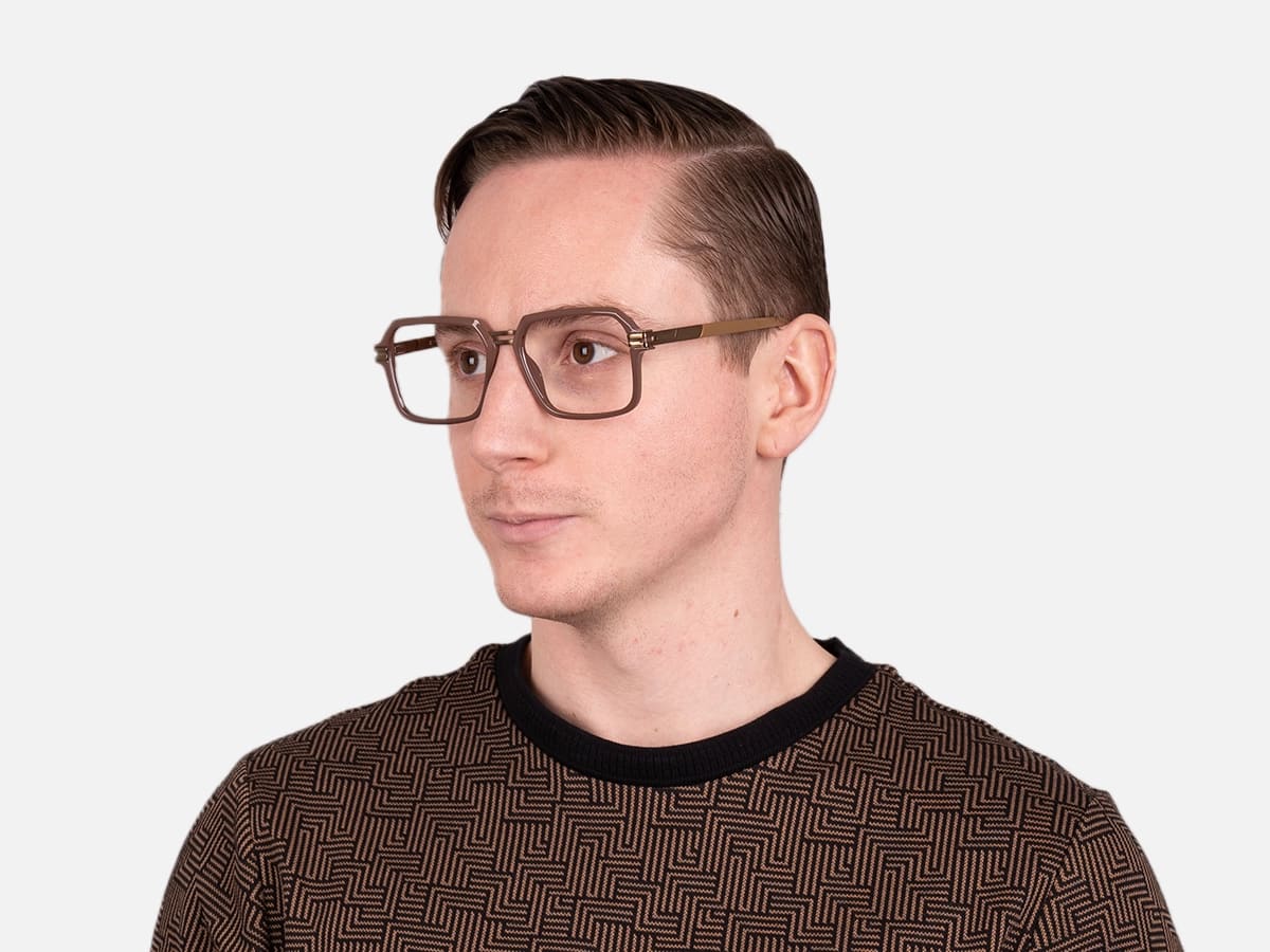 Brown Frame Eyeglasses-44