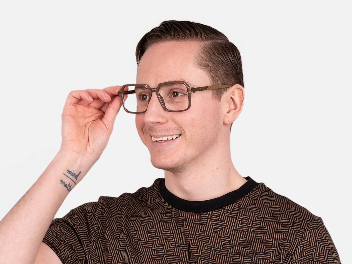 Brown Frame Eyeglasses-42