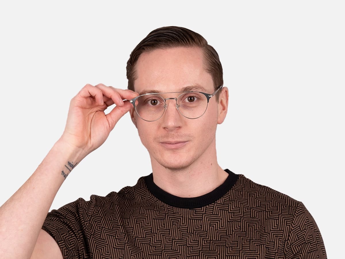 Metal Round Glasses-43