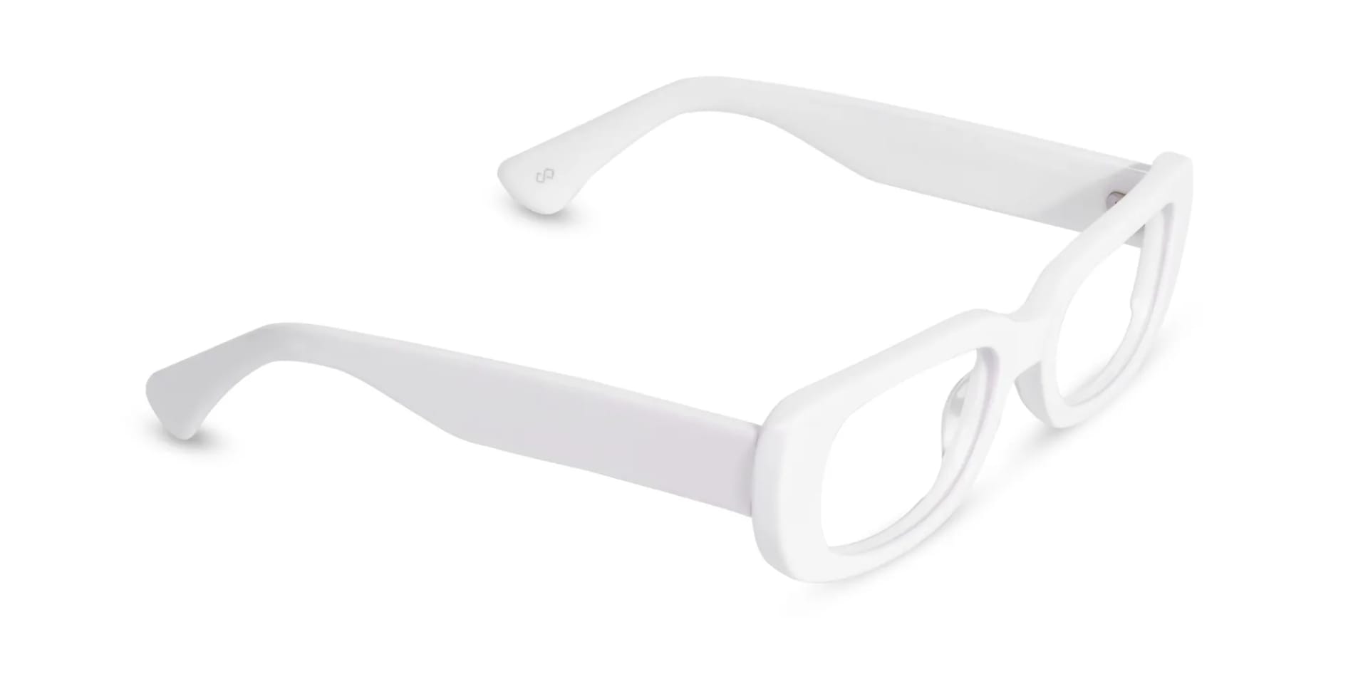 White Frame Glasses-2