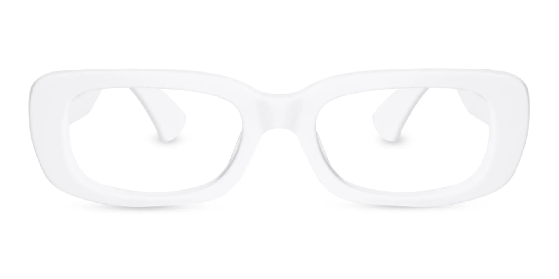 White Frame Glasses-1