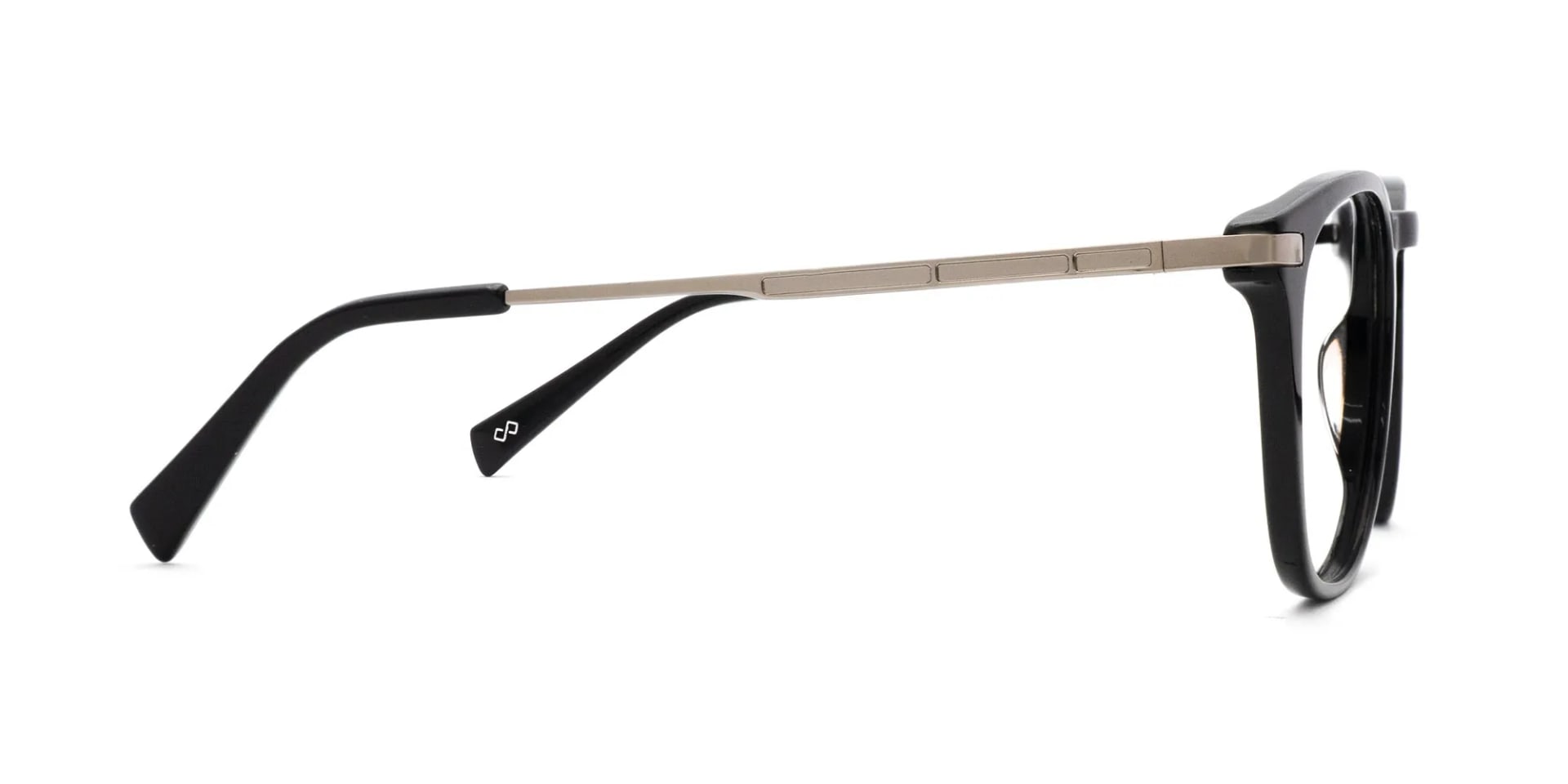 Black Square Keyhole Glasses-2