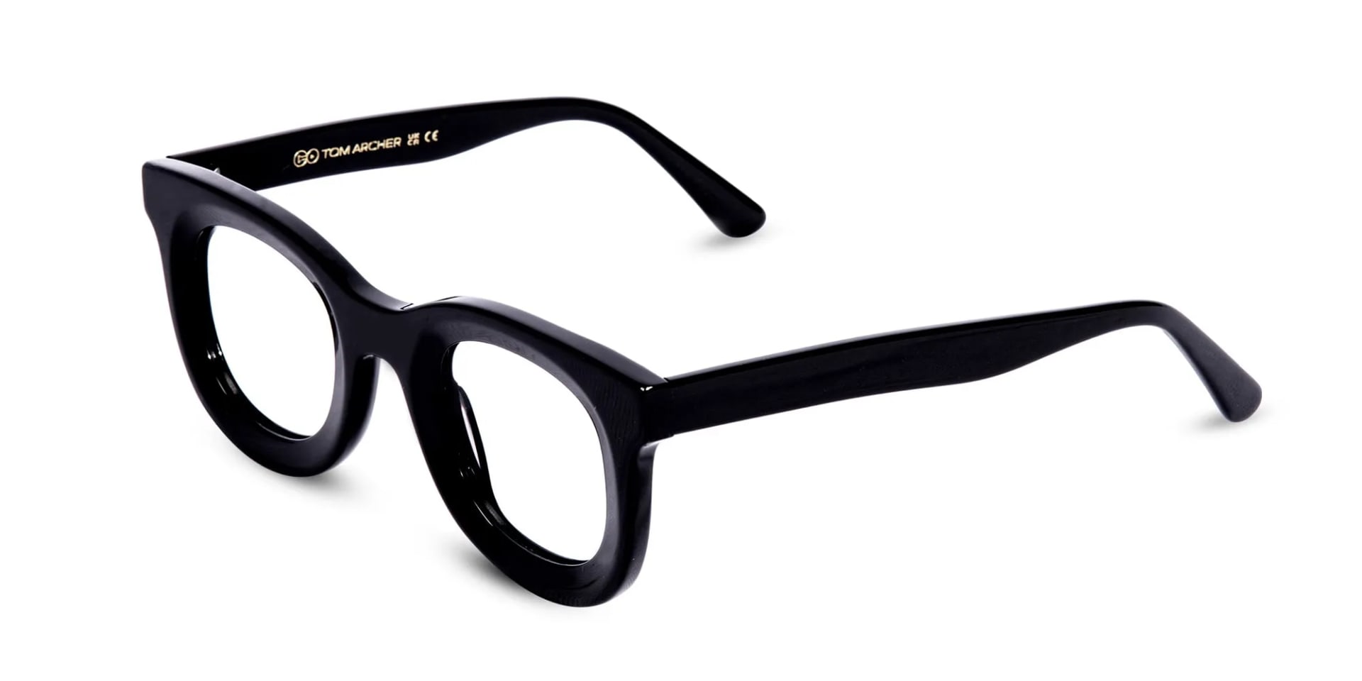 Black Thick Frame Glasses-2