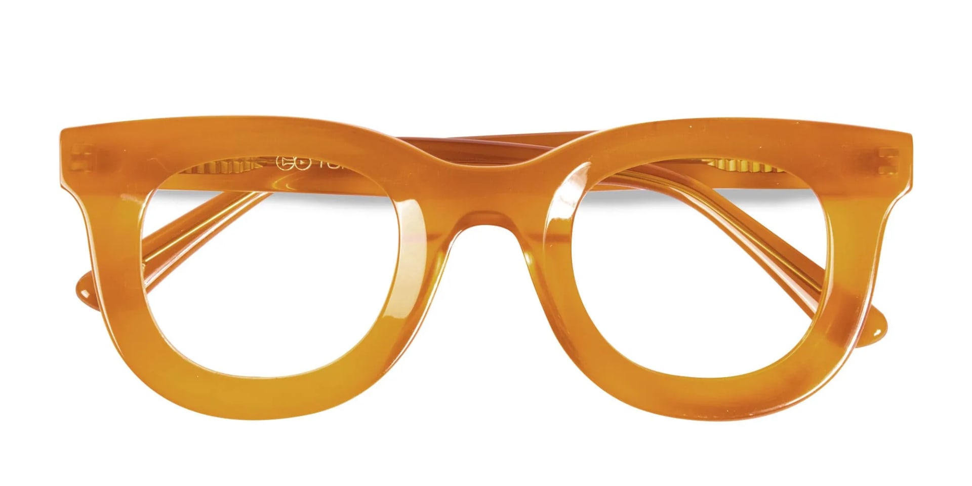 Gold Square Glasses-2