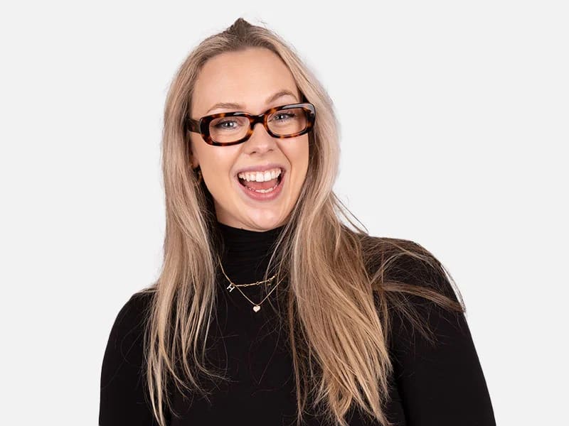 Thick Frame Designer Eyeglasses-2