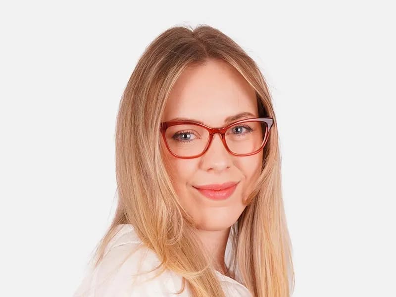 Cat Eye Style Glasses-2