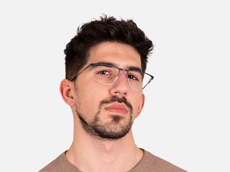 Full Rim Rectangle Eyeglasses-2