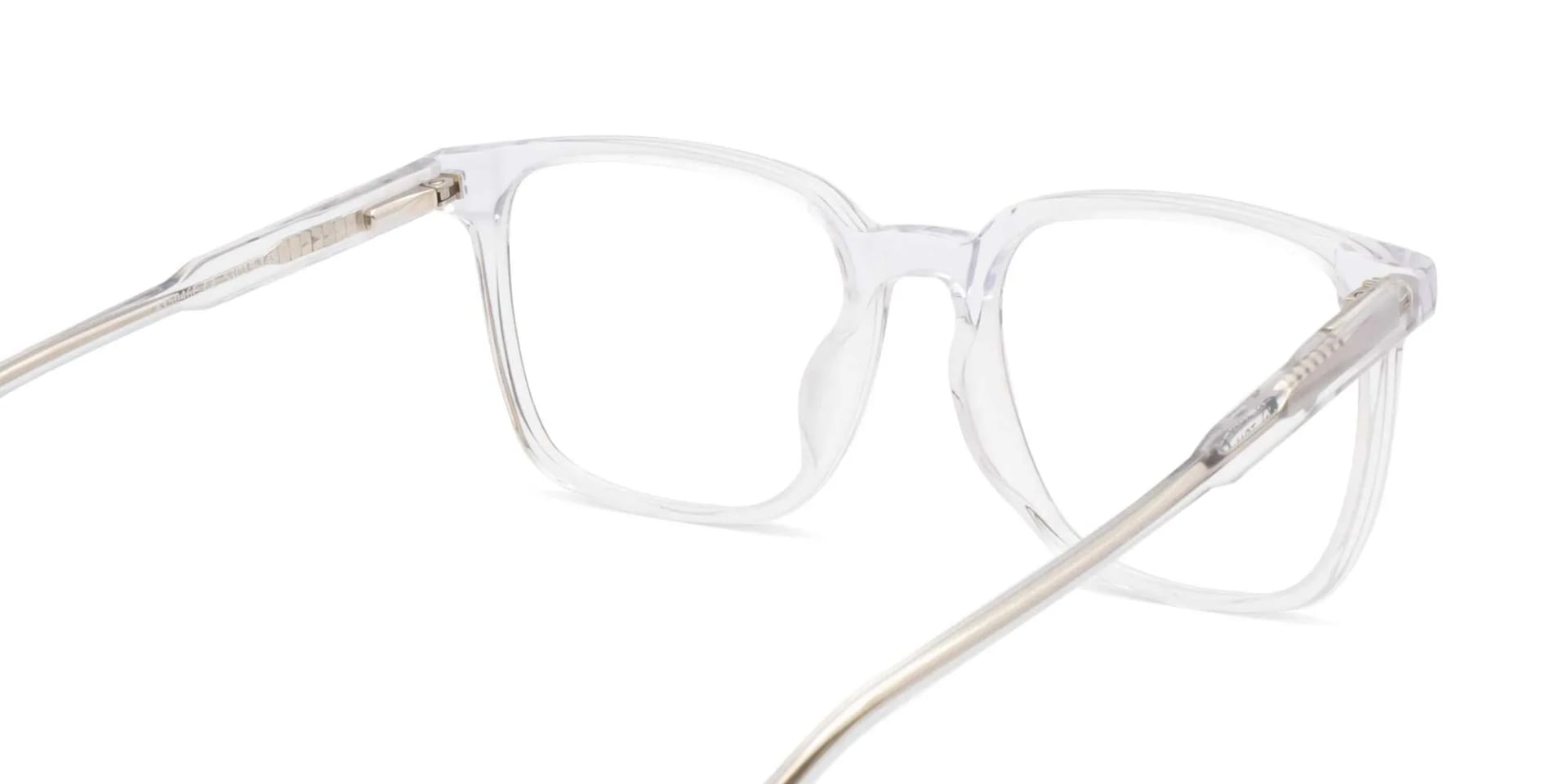 Clear Square Full Rim Glasses-2