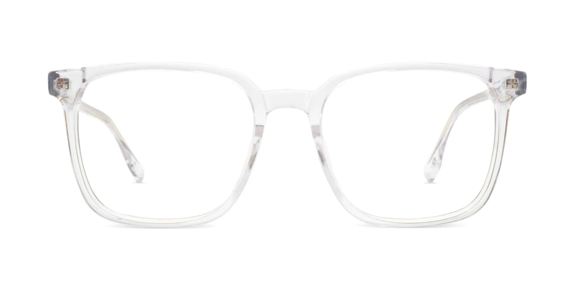 Clear Square Full Rim Glasses-2
