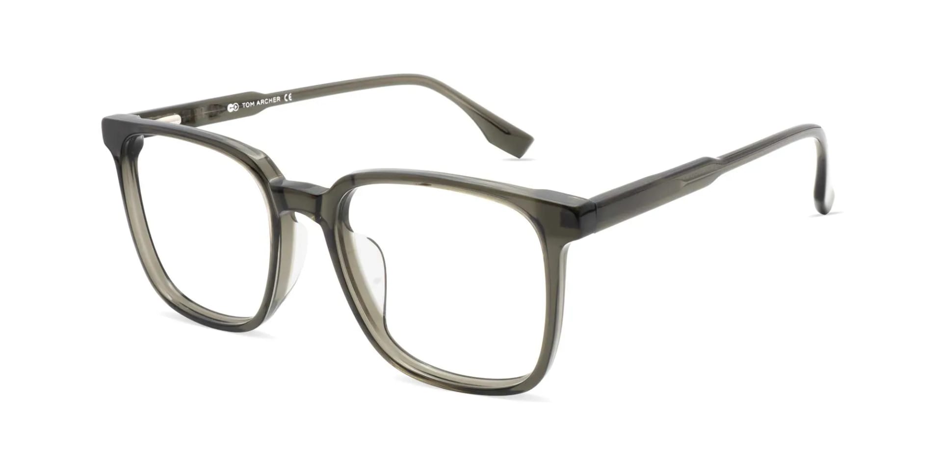 Grey Square Full Rim Glasses-2