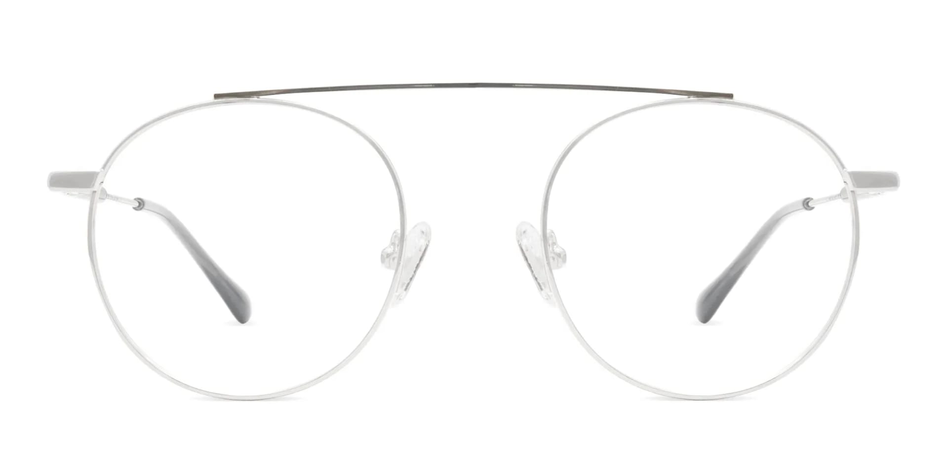 Silver Round Frame Single Bridge-2