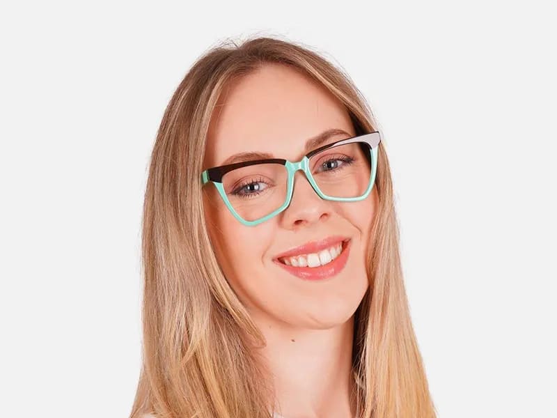 Square Cat Eye Glasses Frames-2